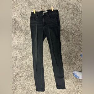 Madewell black road tripper jeans